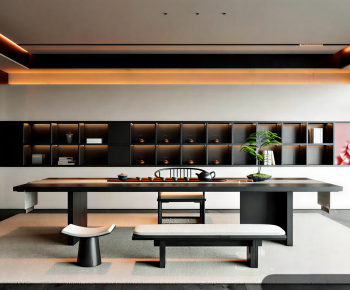 New Chinese Style Tea House-ID:588406091