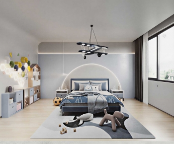 Modern Boy's Room And Son's Room-ID:447185997