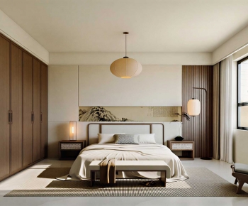 New Chinese Style Bedroom-ID:224157099