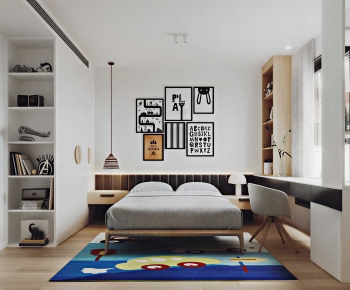 Modern Boy's Room And Son's Room-ID:756827125