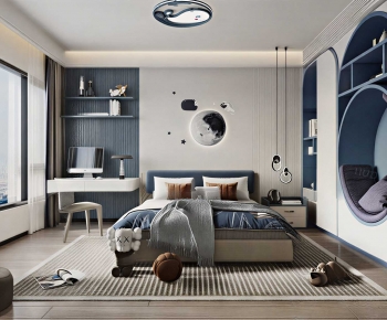 Modern Boy's Room And Son's Room-ID:355793006