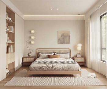 Wabi-sabi Style Bedroom-ID:200834997