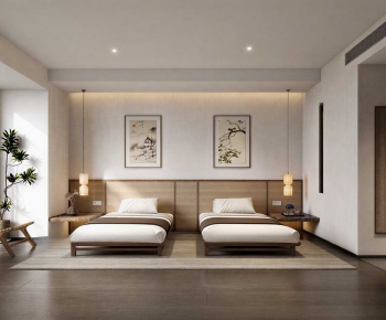 New Chinese Style Bedroom-ID:625521907