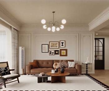 French Style A Living Room-ID:968236928