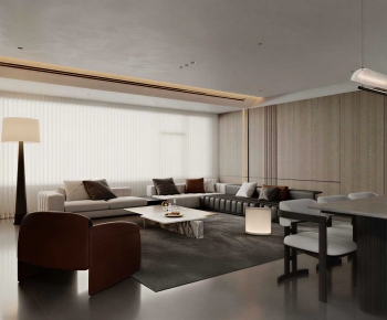 Modern A Living Room-ID:434415106