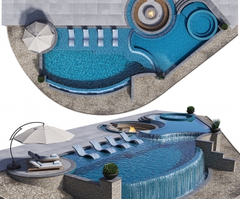 Modern Swimming Pool-ID:770731028