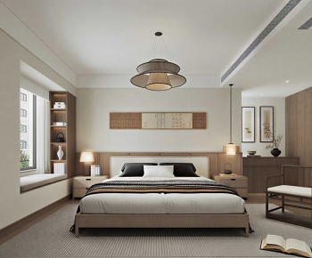 New Chinese Style Bedroom-ID:158309943