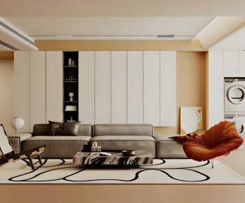 Modern A Living Room-ID:104796894