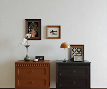 French Style Bedside Cupboard-ID:589890592