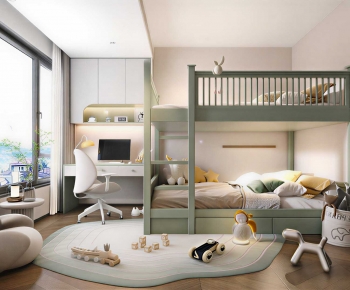 Modern Boy's Room And Son's Room-ID:760958912