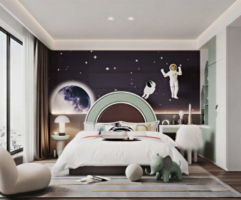 Modern Boy's Room And Son's Room-ID:196158895