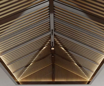 Modern Suspended Ceiling-ID:417666918