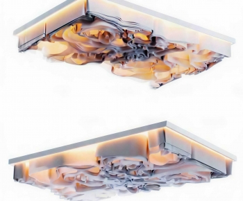 Modern Suspended Ceiling-ID:448648931