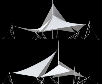 Modern Sunshade/Canopy/Tensioning Film-ID:525352957