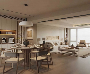 New Chinese Style Dining Room-ID:434781073