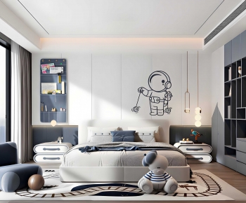 Modern Boy's Room And Son's Room-ID:561804069
