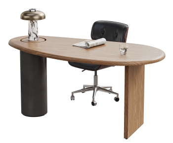 Modern Office Desk And Chair-ID:784730998