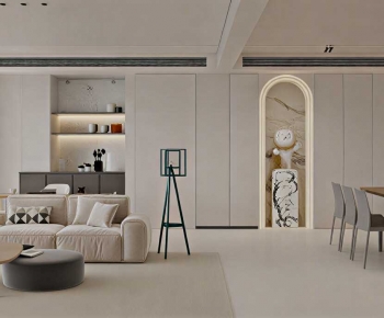 Modern A Living Room-ID:855061056