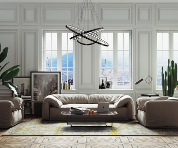 French Style A Living Room-ID:485863924