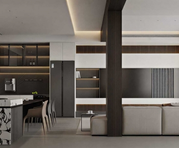 Modern A Living Room-ID:601932055