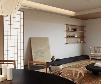 New Chinese Style A Living Room-ID:510790115