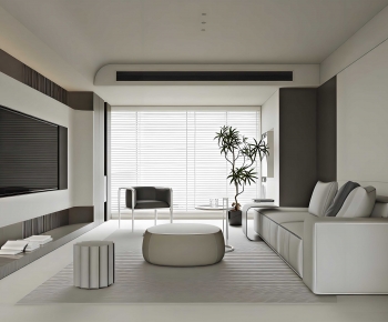 Modern A Living Room-ID:668327096