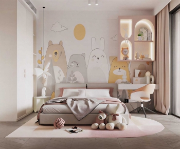 Modern Girl's Room Daughter's Room-ID:618679053