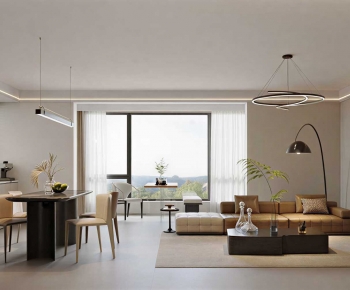 Modern A Living Room-ID:673449047