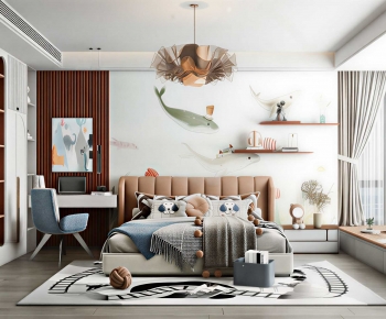 Modern Boy's Room And Son's Room-ID:111800915