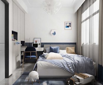 Modern Boy's Room And Son's Room-ID:707917938