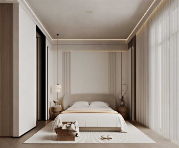 Wabi-sabi Style Bedroom-ID:788769015