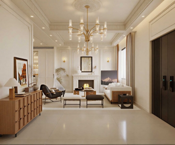 French Style A Living Room-ID:101509199