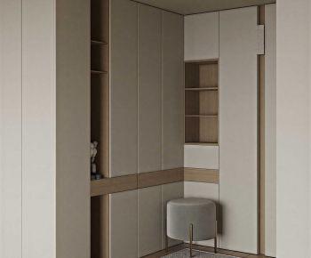 Modern Clothes Storage Area-ID:534639476