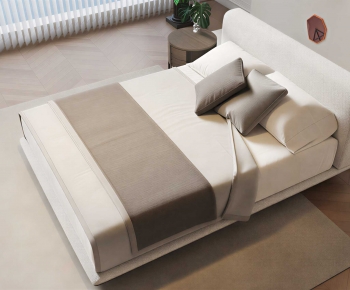 Modern Double Bed-ID:458869944