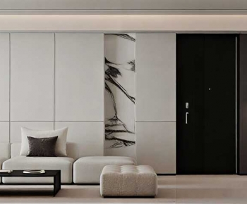 Modern A Living Room-ID:729271893