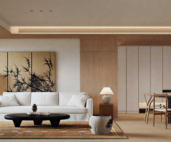 Japanese Style A Living Room-ID:723551031