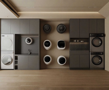 Modern Laundry Cabinet-ID:125251054