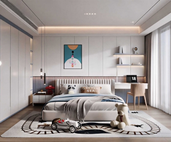 Modern Boy's Room And Son's Room-ID:348465929