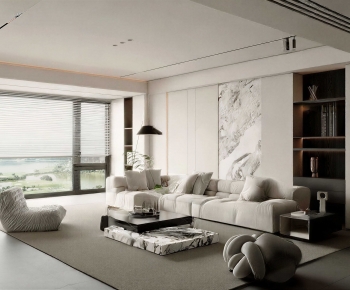 Modern A Living Room-ID:621841919