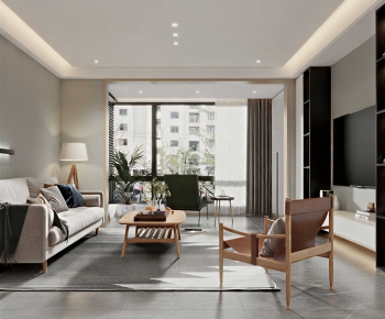 Modern A Living Room-ID:610582118