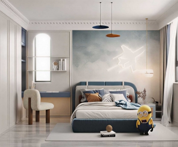 Modern Boy's Room And Son's Room-ID:536129001