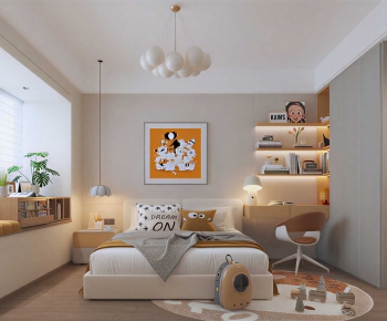 Modern Boy's Room And Son's Room-ID:401072983