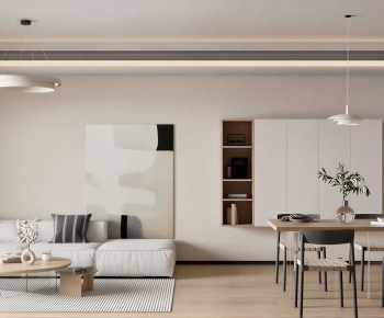 Modern A Living Room-ID:686418066