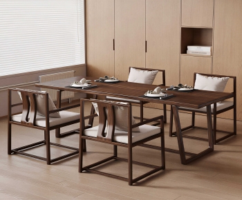 New Chinese Style Dining Table And Chairs-ID:905991088