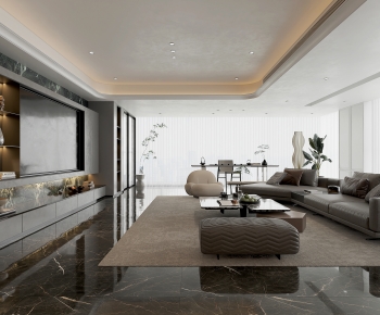 Modern A Living Room-ID:566857101