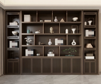 New Chinese Style Bookcase-ID:646909955