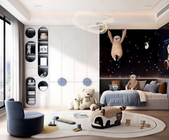 Modern Boy's Room And Son's Room-ID:832529145