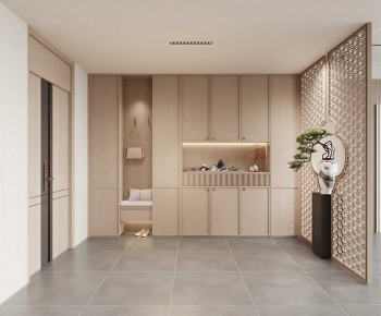 New Chinese Style Hallway-ID:100040419