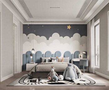 Modern Boy's Room And Son's Room-ID:904381993