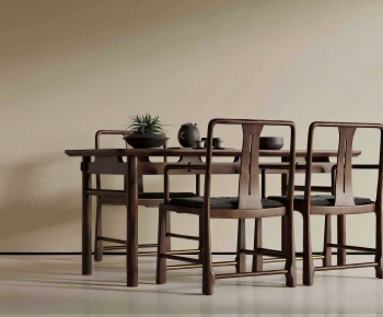 New Chinese Style Tea Tables And Chairs-ID:785388928